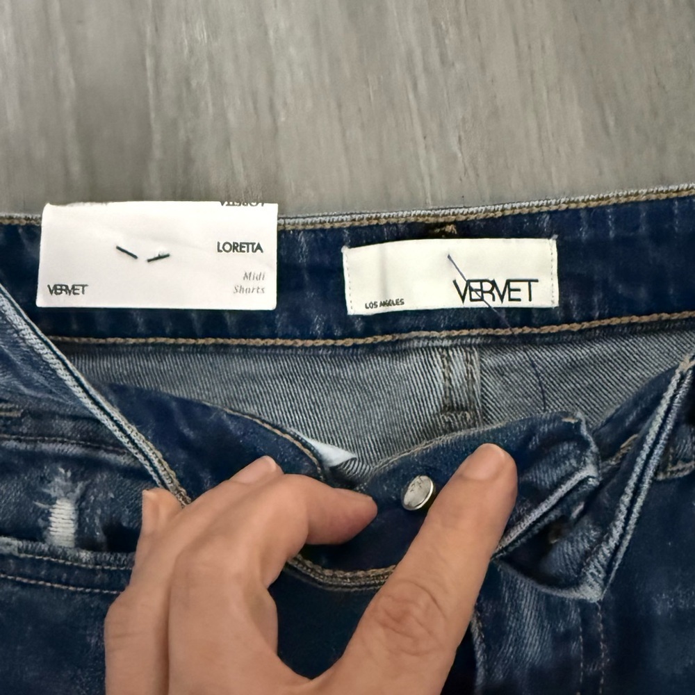 New VERVET LORETTA HIGH RISE MIDI
SHORTS - Picture 12 of 13